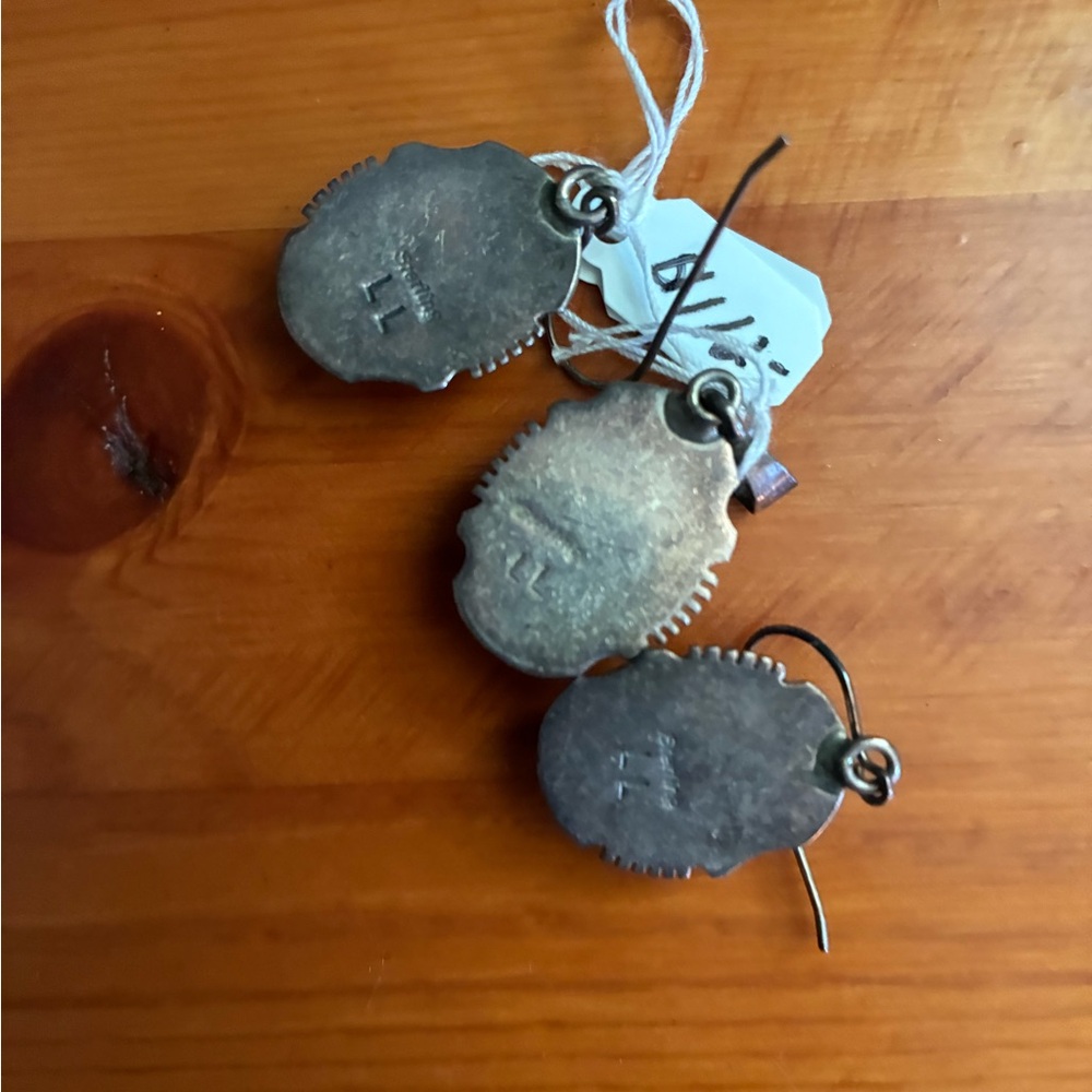 Charoite earrings and pendant set. Sterling silver - Picture 5 of 5